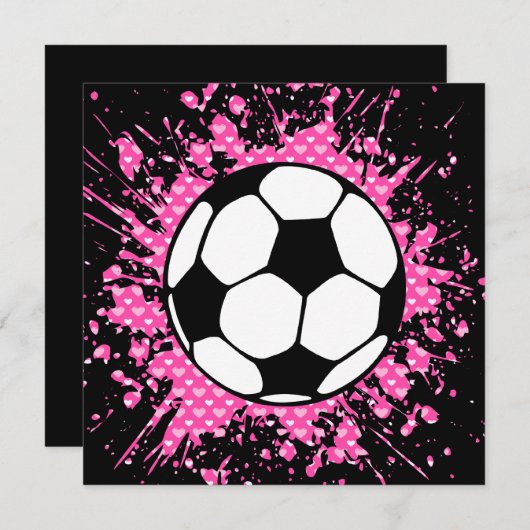 Invitation soccer (Devant / Derrière)