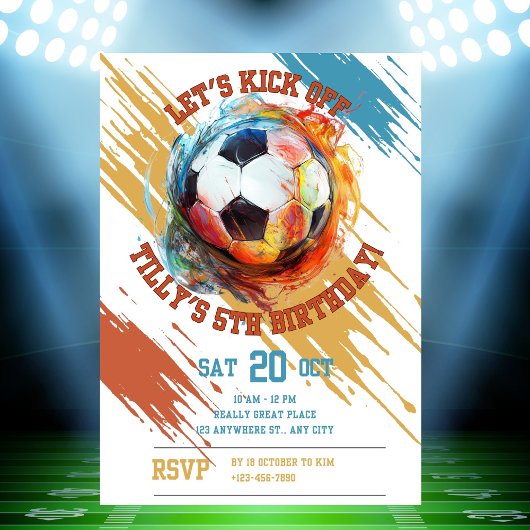 Invitation Soccer 