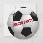 Invitation Soccer Amusement ⚽ Anniversaire Fête Epic (Dos)