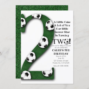Invitation Soccer Ball 2 Anniversaire