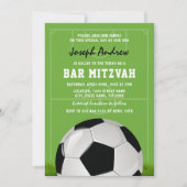 Invitation Soccer Bar Mitzvah | Football Mitzvah (Devant)