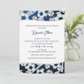 Invitation Soccer Baseball Sport Bar Mitzvah (Debout devant)