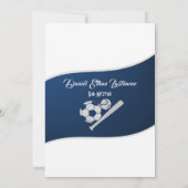 Invitation Soccer Baseball Sport Bar Mitzvah (Dos)