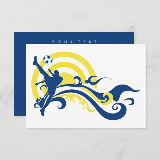 Invitation soccer d'été (Devant / Derrière)