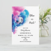 Invitation Soccer genre révéler l'invitation (Debout devant)