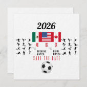 Invitation Soccer Gifts for Fans (Devant / Derrière)