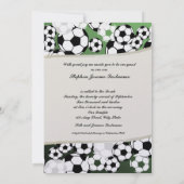 Invitation Soccer Invitational Bar Mitzvah (Dos)
