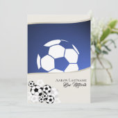 Invitation Soccer Invitational Bar Mitzvah (Debout devant)