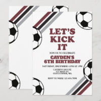 Soccer On le frappe Anniversaire