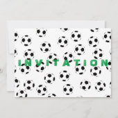 Invitation Soccer par The Happy Juul Company (Devant)