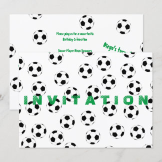 Invitation Soccer par The Happy Juul Company