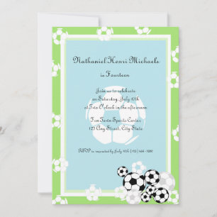 Invitation Soccer social