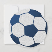 Invitation Soccer Sport Bar Mitzvah Détails et informations (Dos)