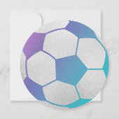 Invitation Soccer Sport Bar Mitzvah Détails et informations (Dos)