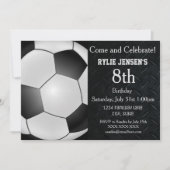 Invitation Soccer Thème Sports Anniversaires de enfants Invit (Devant)