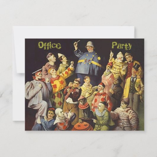 Invitation sociale à la soirée de bureau Réunion d (Devant)