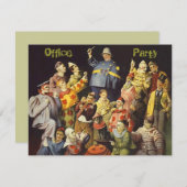 Invitation sociale à la soirée de l'entreprise Clo (Devant / Derrière)