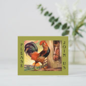 Invitation sociale de partie de coq de (Debout devant)