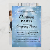 Invitation Société de photo moderne Noël (Devant / Derrière)