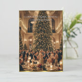 Invitation Société Fête de Noël (Debout devant)