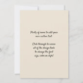 Invitation Société française de chocolats et de thés, Art Nou (Dos)