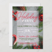 Invitation Société traditionnelle Noël Fête de Noël (Devant)