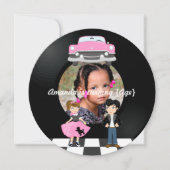 Invitation Sock Hop Kids 1950's Rock and Roll Retro Party (Devant)