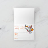 Invitation Sock Monkey Hoops 1er Anniversaire Remplissage Inv (Intérieur)