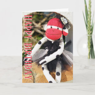Invitation Sock Monkey - Singe Chic