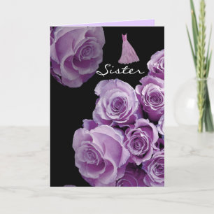 Invitation SOEUR - Bridesmaid LILAC PURPLE Roses