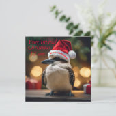 Invitation "Soeur de Noël de Kookaburras" (Debout devant)