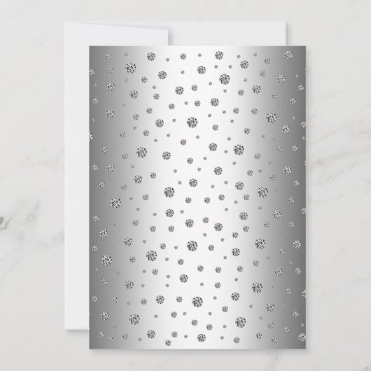 Invitation Soeur Diamant Surprise 25ème anniversaire (Dos)