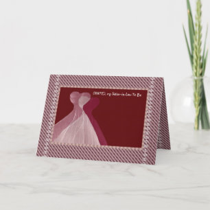 Invitation Soeur en mariage Inviter MAROON Gowns