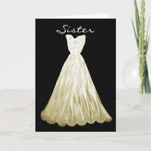 Invitation SOEUR Être ma femme de chambre PALE ECRU robe
