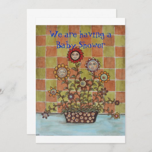 Invitation Soeurs (Devant / Derrière)