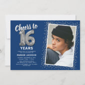 Invitation Soeurs à seize photos du 16e anniversaire (Devant)