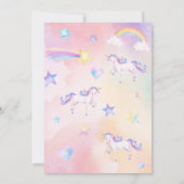 Invitation Soeurs Unicorne Conjointes Soeurs doubles Soeurs A (Dos)