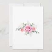 Invitation Soft and Elegant Blush Pink Roses Wedding (Dos)