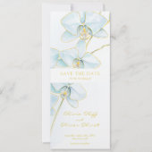 Invitation Soft Blue Orchid Enregistrer la date (Devant)