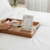 Invitation Soft Blue Watercolor Floral Bridesmaid Proposal