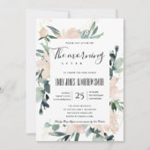 INVITATION SOFT BLUSH FLORAL GOLD LE MATIN APRÈS MARIAGE (Devant)