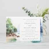 Invitation Soft Coastal Thaïlande Seascape Rehearsal Dîner (Debout devant)