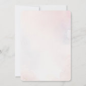 Invitation Soft Cute Teddy Bear 1er anniversaire (Dos)