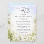 Invitation *~* Soft Dune Beach Grass    PhotoWedding (Devant / Derrière)