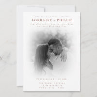 Soft Fade noir et blanc mariage photo romantique