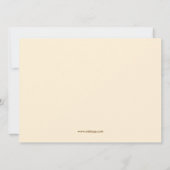 Invitation Soft Feuille Garden Baby shower (Dos)