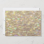 Invitation Soft Gold Bokeh Lights Serez-Vous Ma Femme D'Accue (Dos)