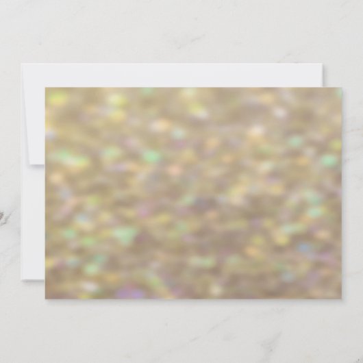 Invitation Soft Gold Bokeh Lights Serez-Vous Ma Femme D'Accue (Dos)