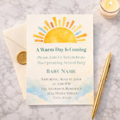 Invitation Soft Horizon Sun Glow