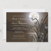 Invitation Soft Mocha Mariage Pleine lune Dragonfly Pond (Devant)